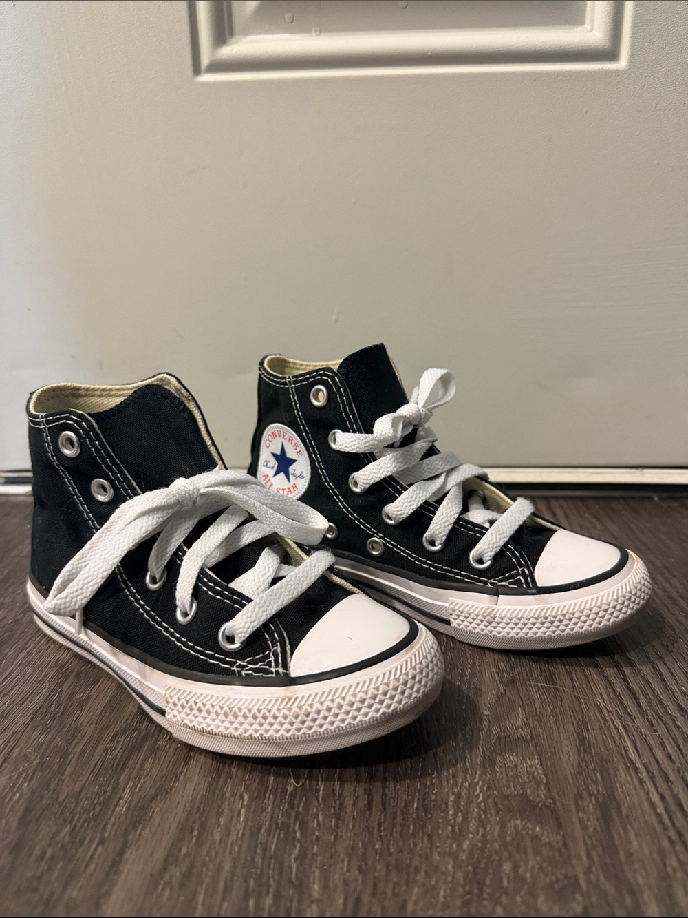 Converse Black & White High Top Sneakers